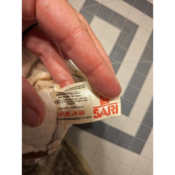 VIintage SARI Fabrics Novelty Dinosaur  potholder Oven Mitt Glove - Picture 6 of 6